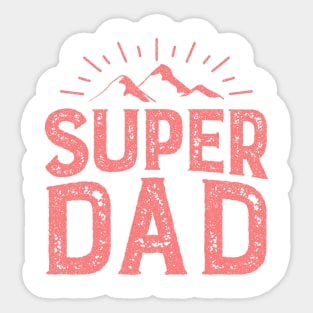 my super dad Sticker